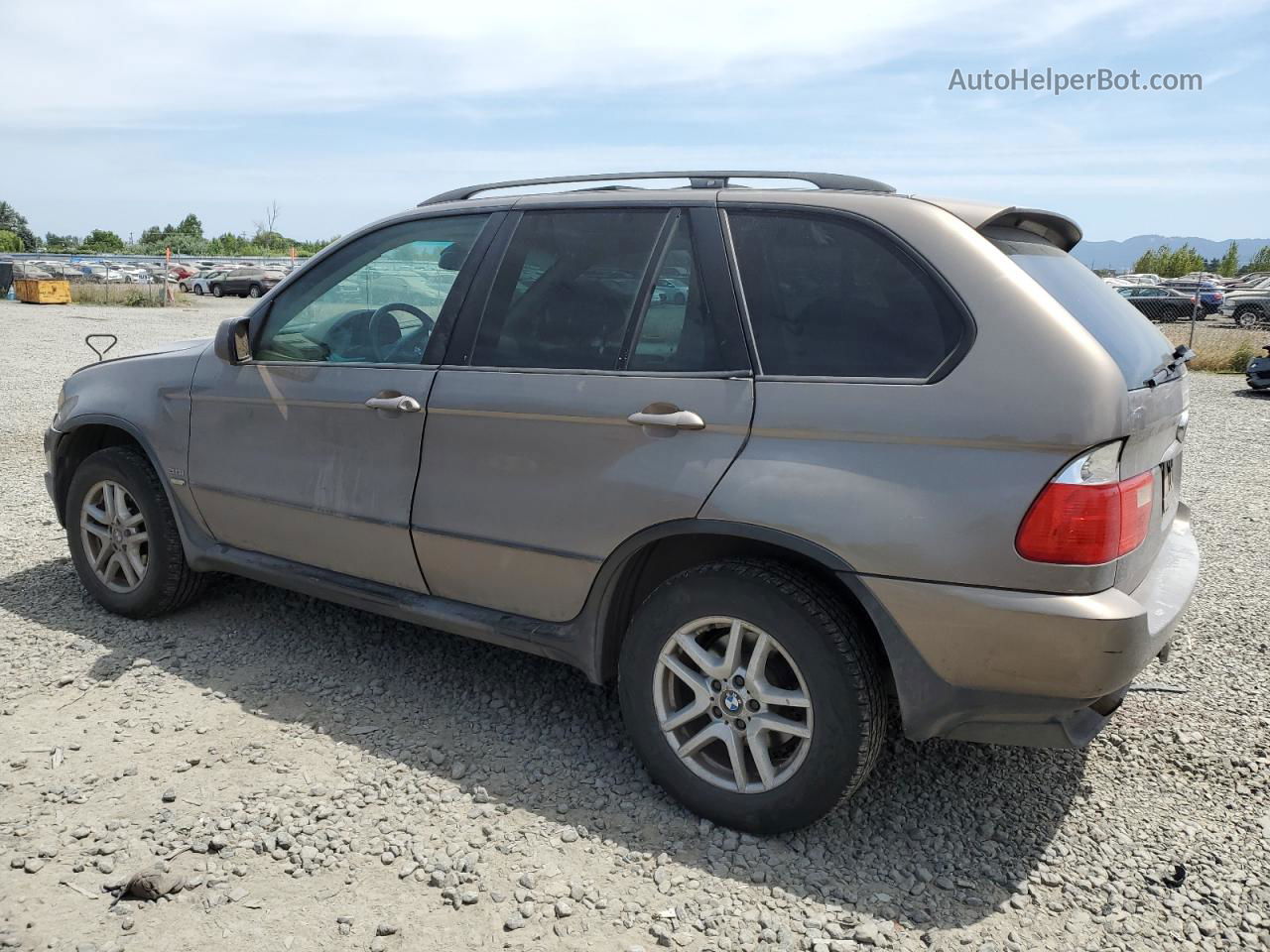 2004 Bmw X5 3.0i Бежевый vin: 5UXFA13554LU38861