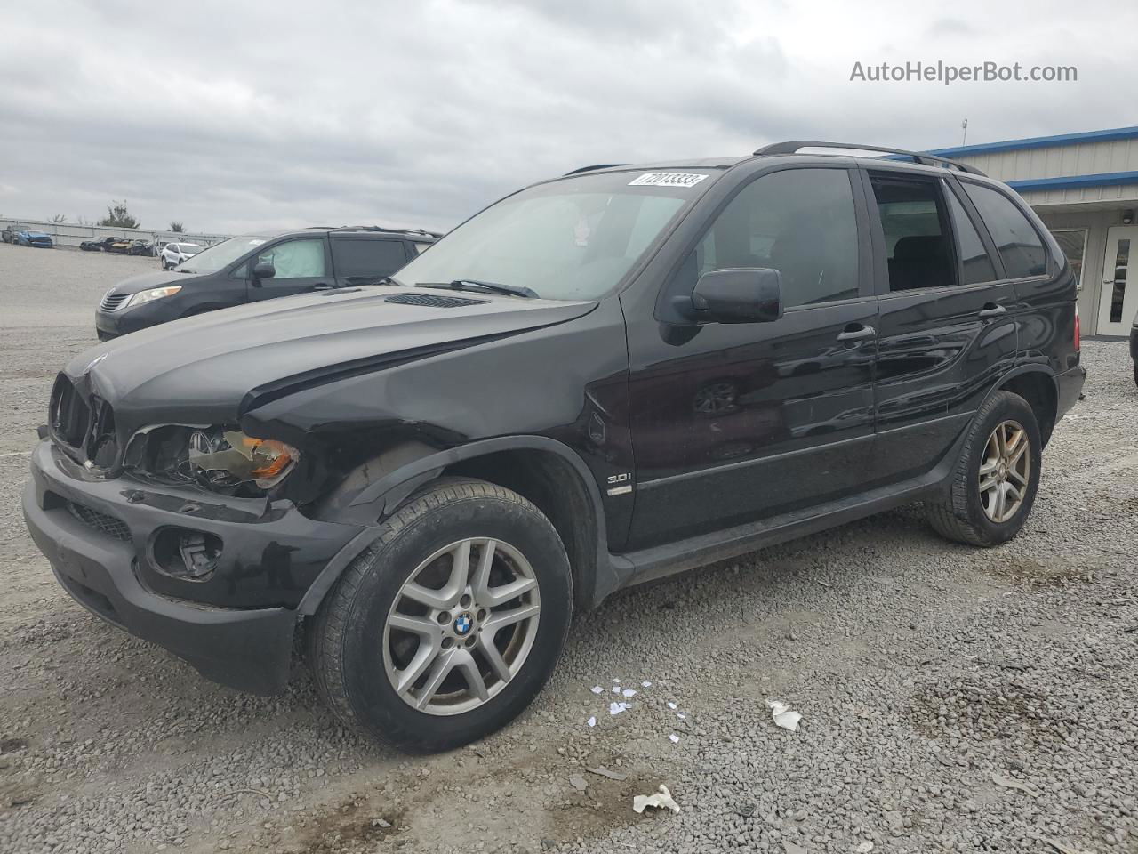 2004 Bmw X5 3.0i Черный vin: 5UXFA13564LU30848