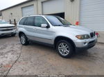 2004 Bmw X5 3.0i Silver vin: 5UXFA13564LU32566