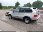 2004 Bmw X5 3.0i Silver vin: 5UXFA13564LU32566