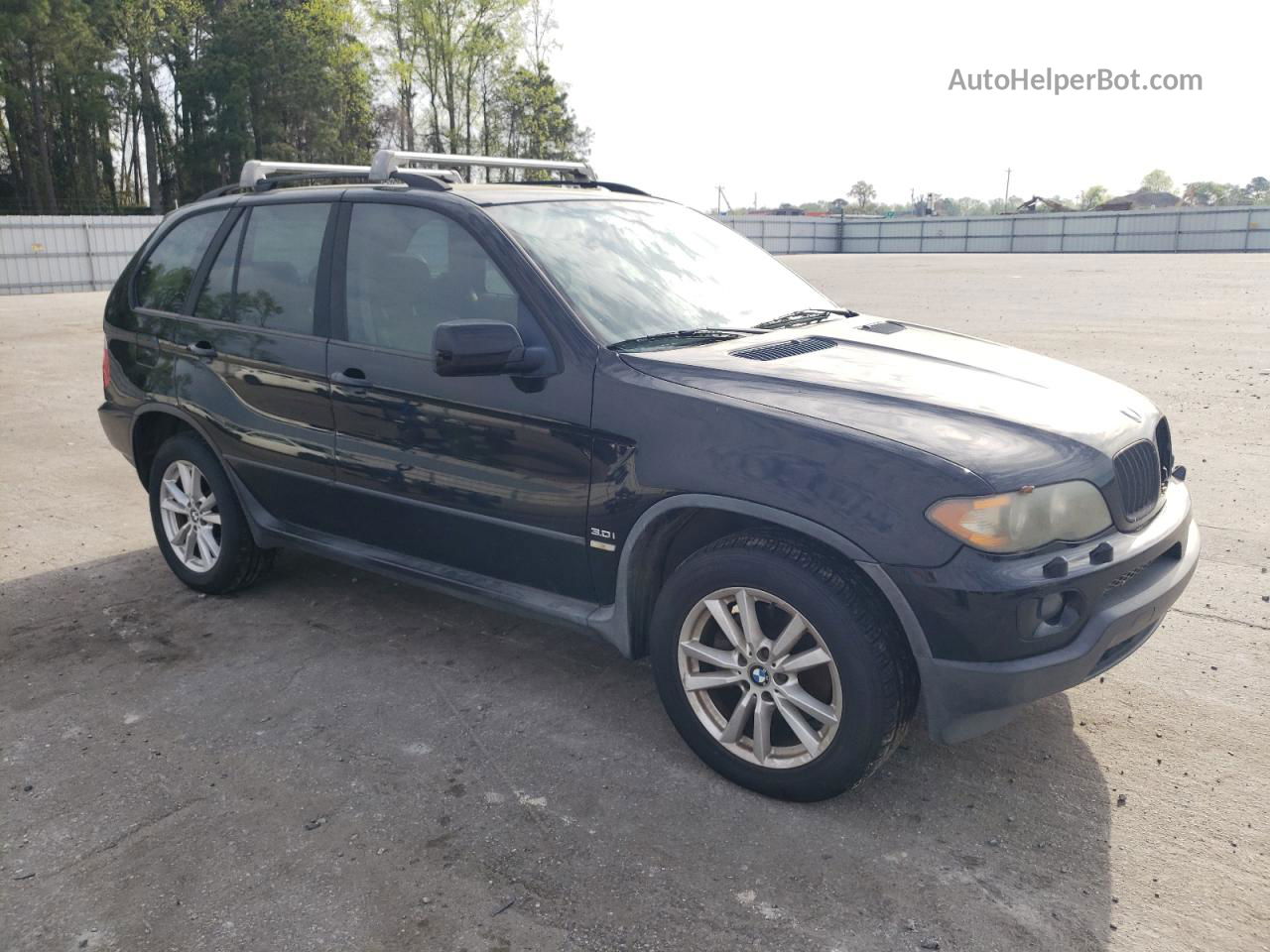 2004 Bmw X5 3.0i Black vin: 5UXFA13564LU34690