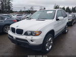 2004 Bmw X5 3.0i White vin: 5UXFA13564LU35824