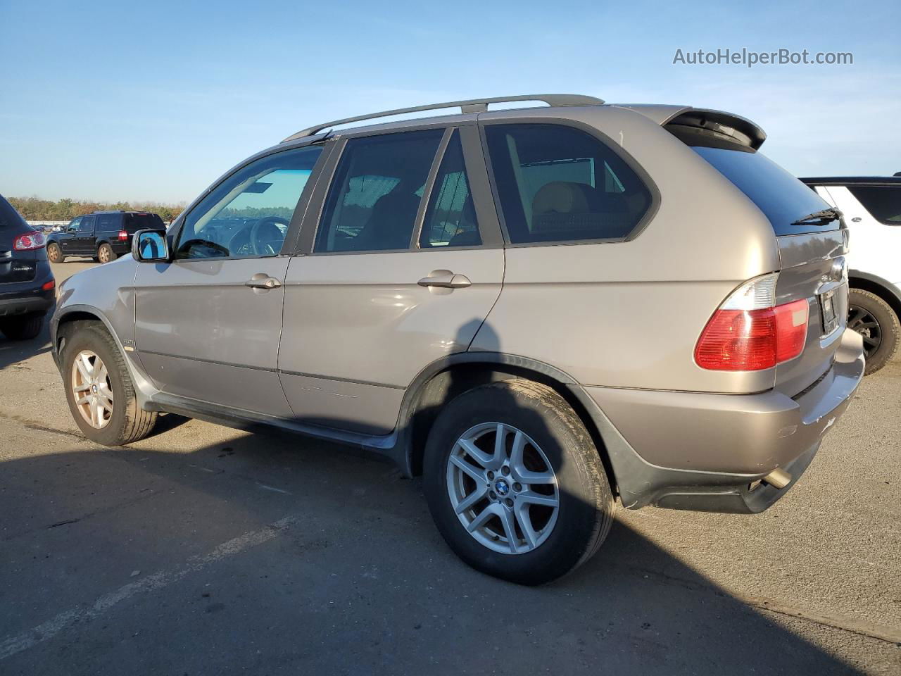 2004 Bmw X5 3.0i Silver vin: 5UXFA13564LU41543