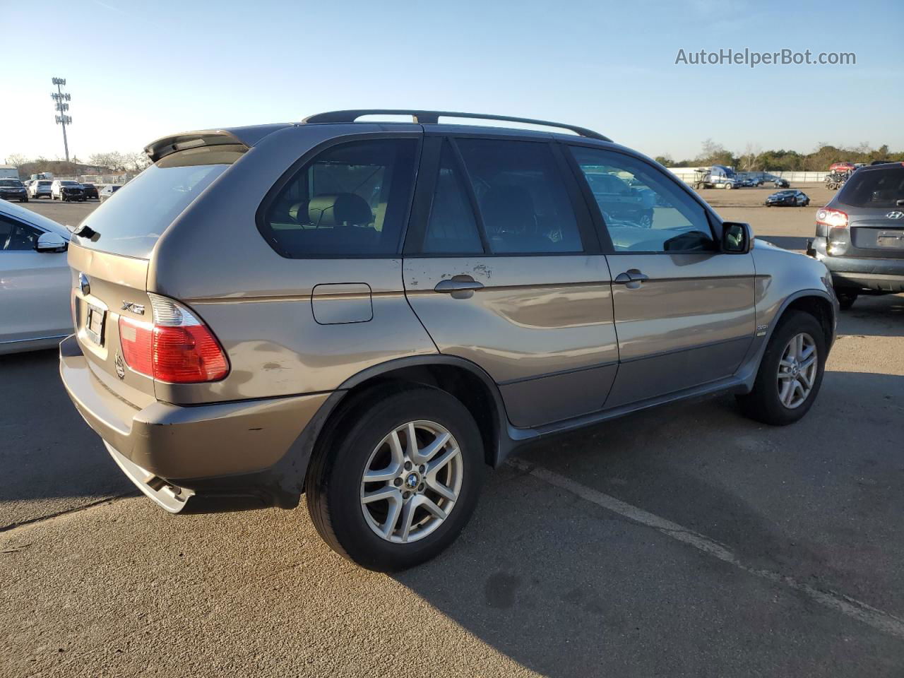 2004 Bmw X5 3.0i Silver vin: 5UXFA13564LU41543