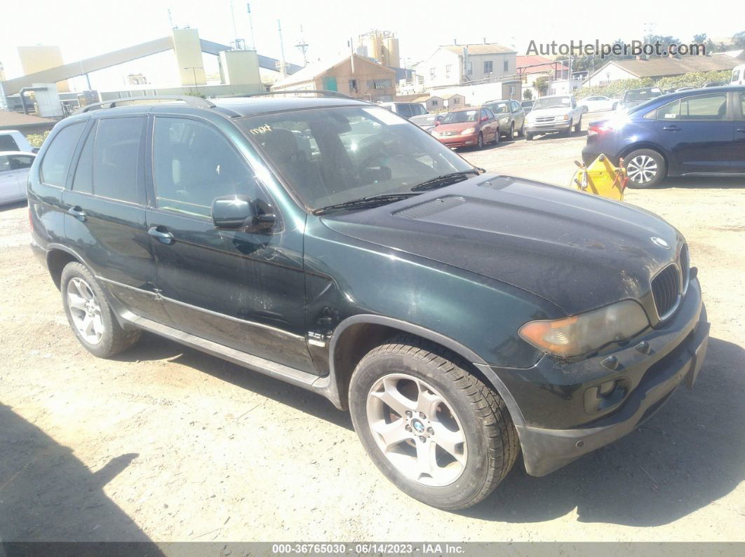 2004 Bmw X5 3.0i Green vin: 5UXFA13574LU21088