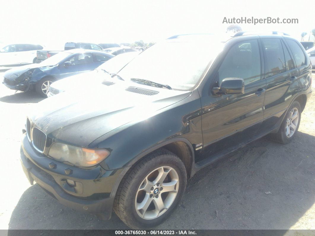 2004 Bmw X5 3.0i Green vin: 5UXFA13574LU21088