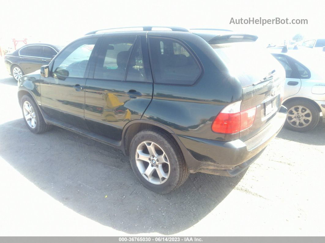 2004 Bmw X5 3.0i Green vin: 5UXFA13574LU21088