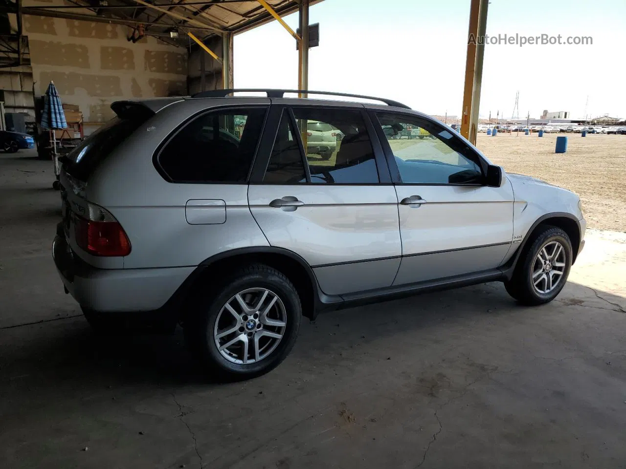 2004 Bmw X5 3.0i Silver vin: 5UXFA13574LU22435