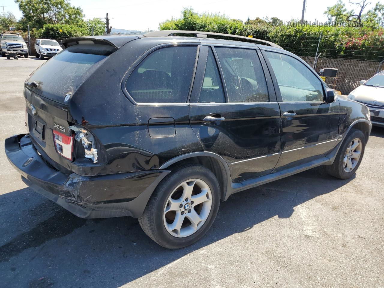 2004 Bmw X5 3.0i Black vin: 5UXFA13574LU31863