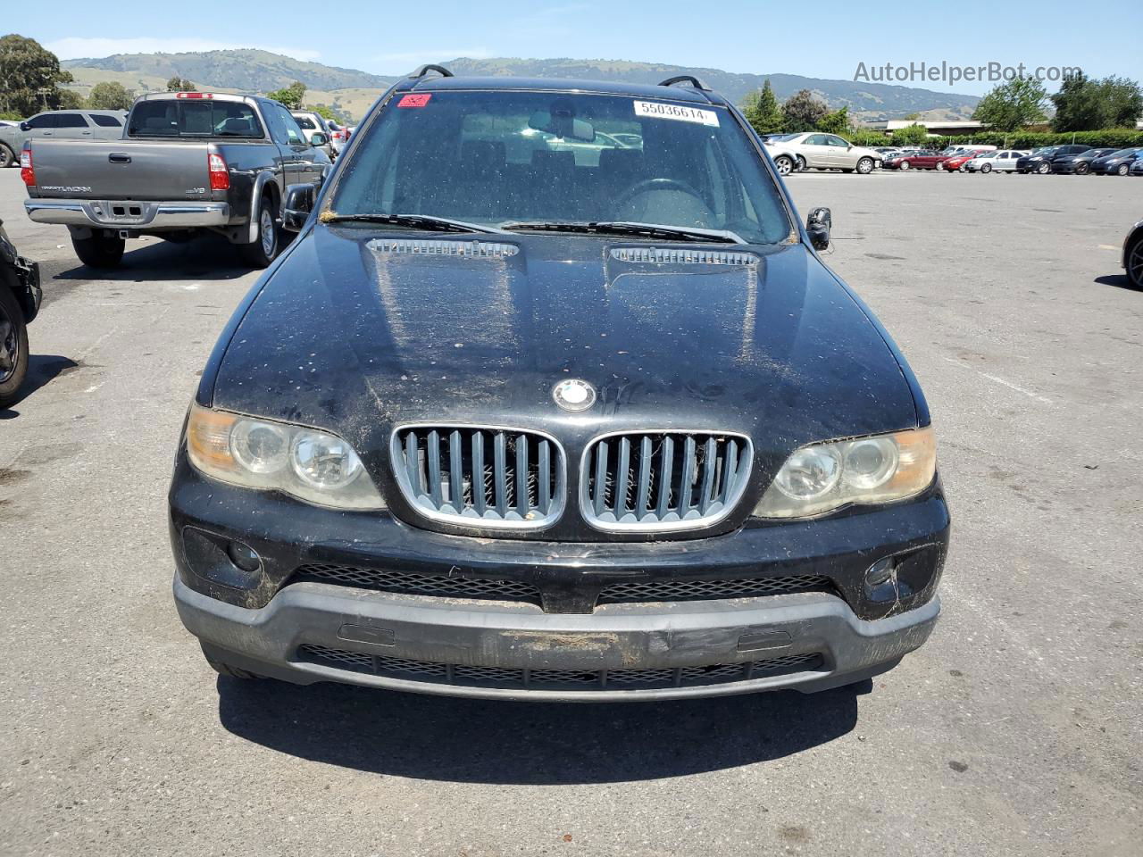 2004 Bmw X5 3.0i Black vin: 5UXFA13574LU31863