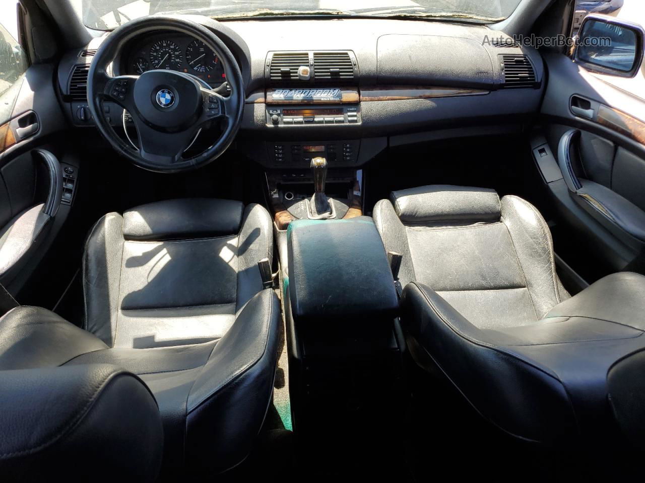 2004 Bmw X5 3.0i Black vin: 5UXFA13574LU31863
