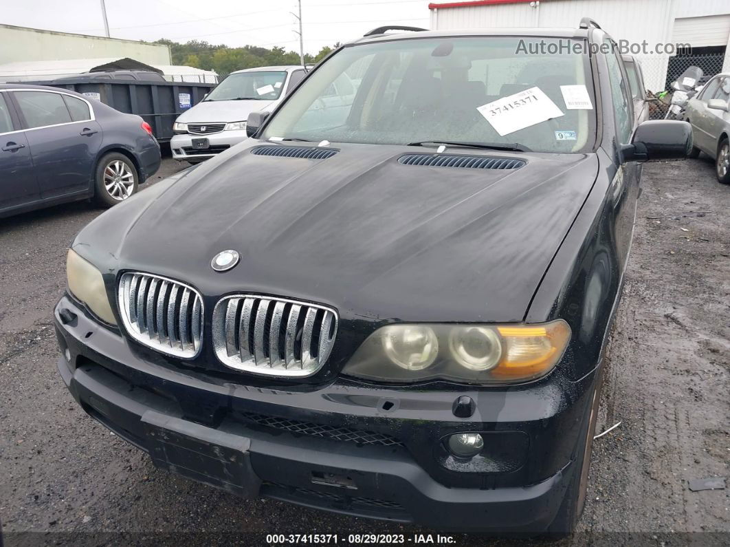 2004 Bmw X5 3.0i Black vin: 5UXFA13574LU34651