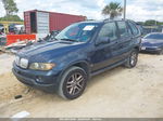 2004 Bmw X5 3.0i Синий vin: 5UXFA13574LU38733