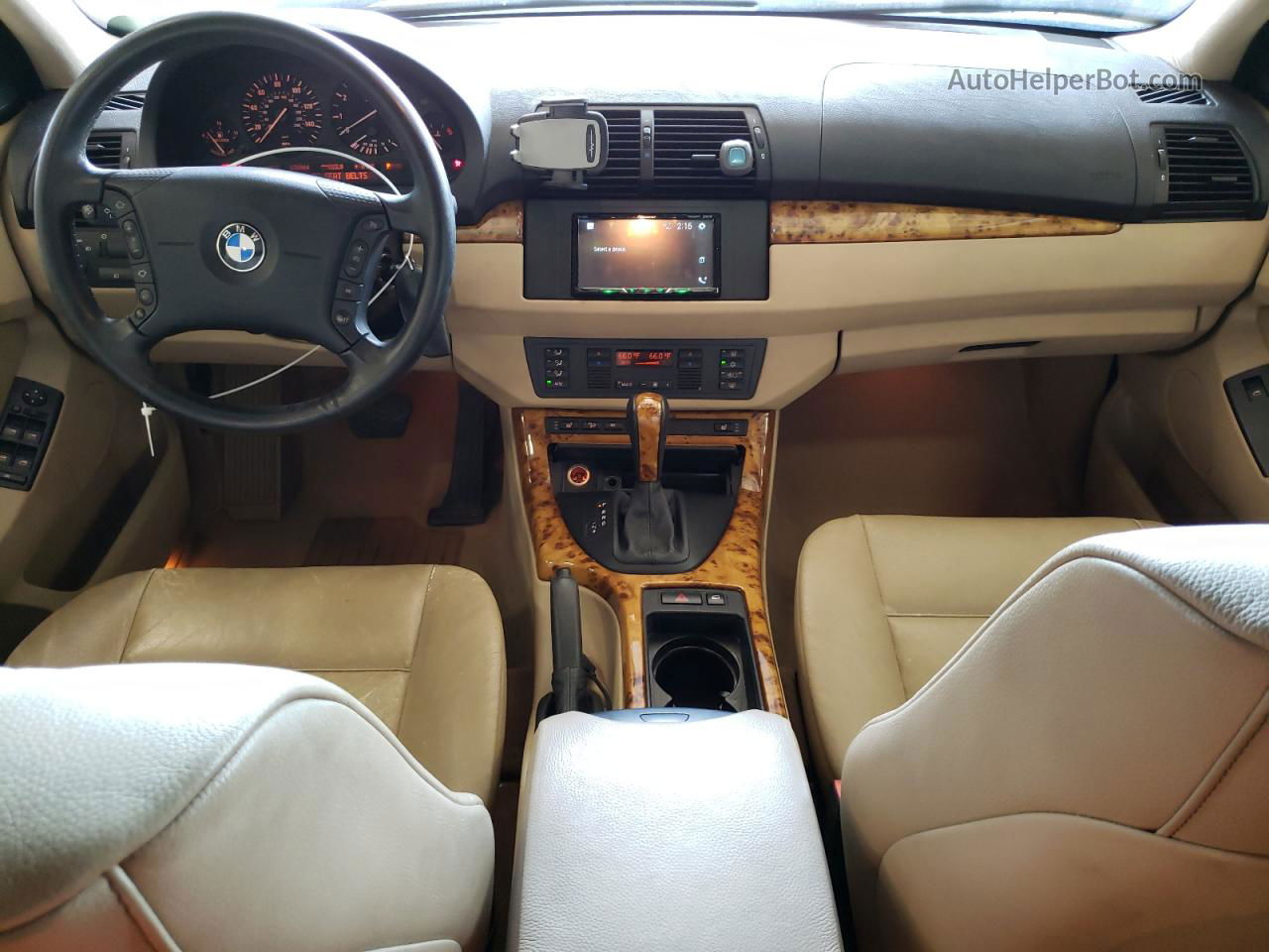 2004 Bmw X5 3.0i Brown vin: 5UXFA13584LU31919