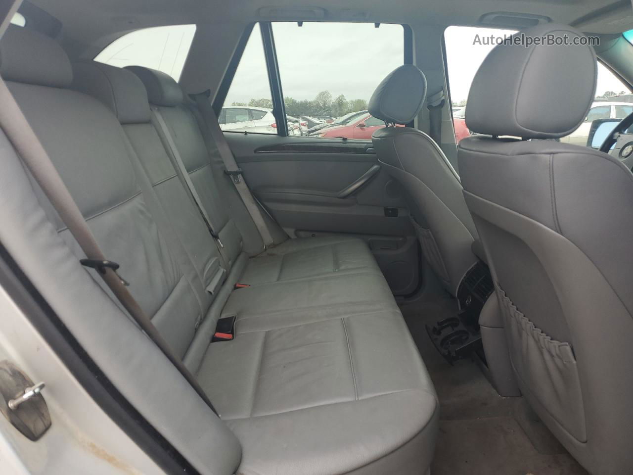 2004 Bmw X5 3.0i Silver vin: 5UXFA13584LU33380