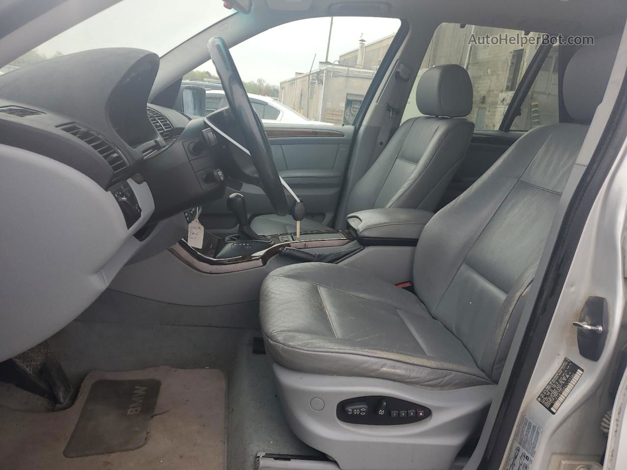 2004 Bmw X5 3.0i Silver vin: 5UXFA13584LU33380