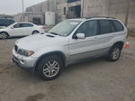 2004 Bmw X5 3.0i Silver vin: 5UXFA13584LU33380