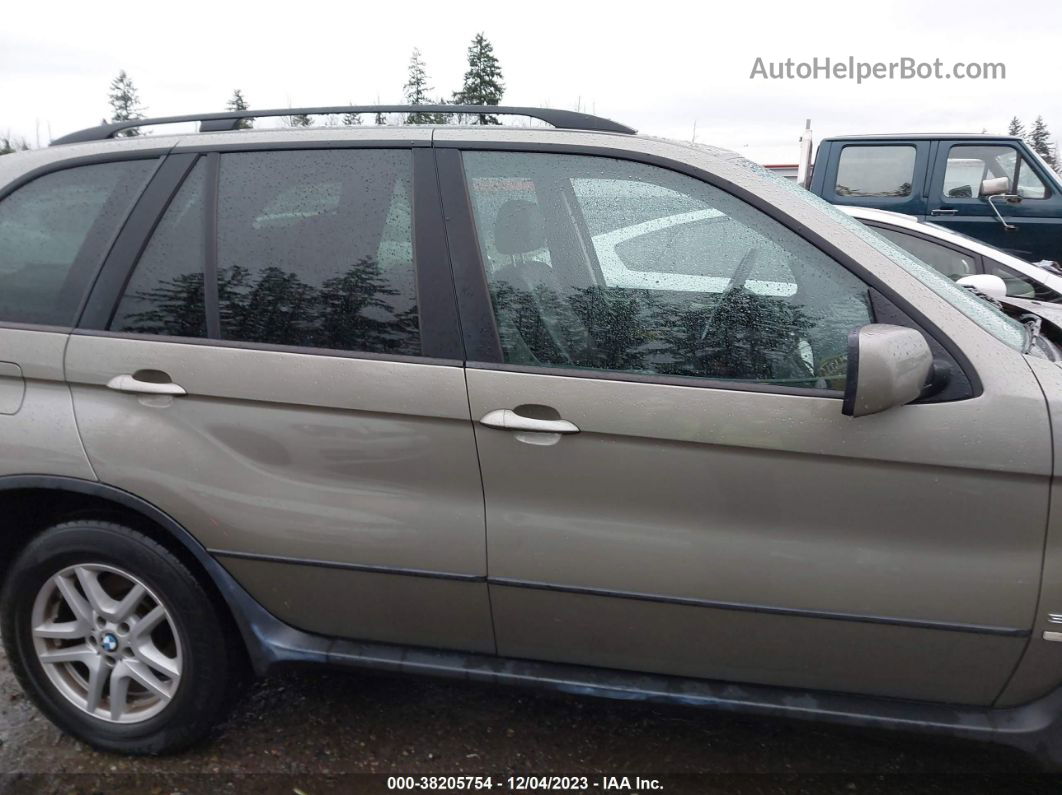 2004 Bmw X5 3.0i Brown vin: 5UXFA13584LU34223