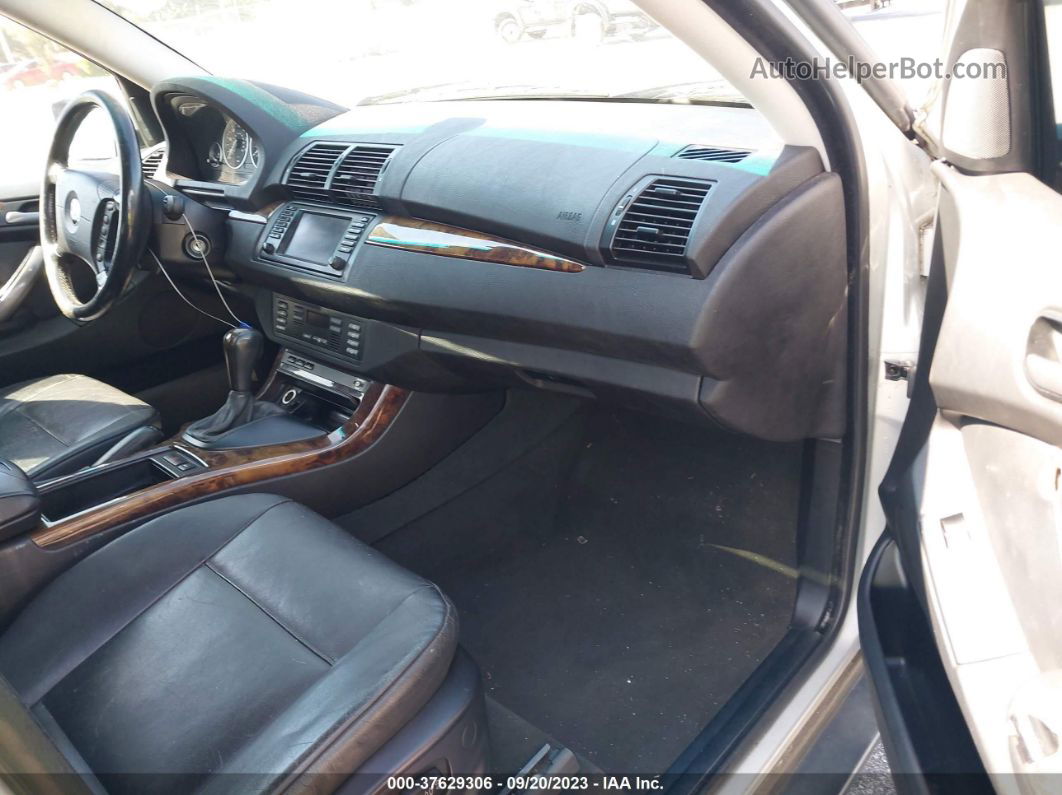 2004 Bmw X5 3.0i Серебряный vin: 5UXFA13584LU34769