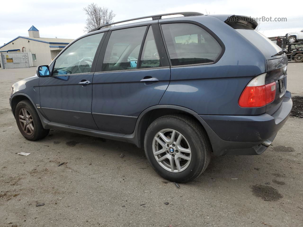 2004 Bmw X5 3.0i Blue vin: 5UXFA13584LU36439