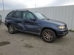 2004 Bmw X5 3.0i Синий vin: 5UXFA13584LU36439