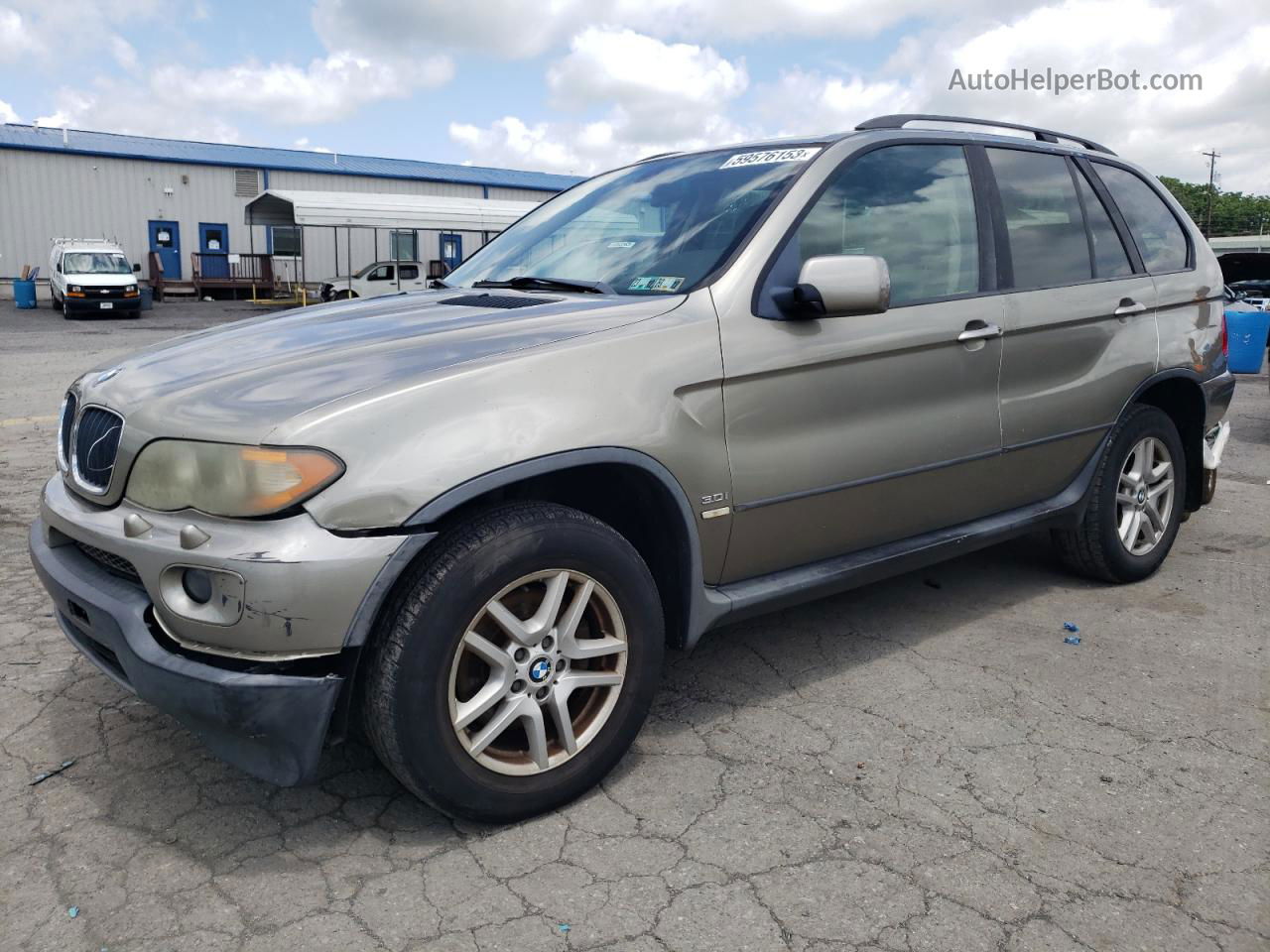 2004 Bmw X5 3.0i Бежевый vin: 5UXFA13594LU27569