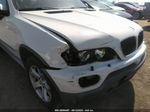 2004 Bmw X5 3.0i White vin: 5UXFA13594LU31976