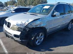 2004 Bmw X5 3.0i Silver vin: 5UXFA135X4LU26155