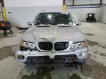 2004 Bmw X5 3.0i Silver vin: 5UXFA135X4LU29556