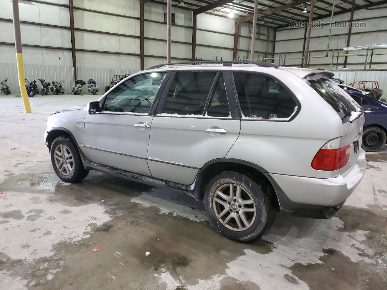 2004 Bmw X5 3.0i Silver vin: 5UXFA135X4LU29556