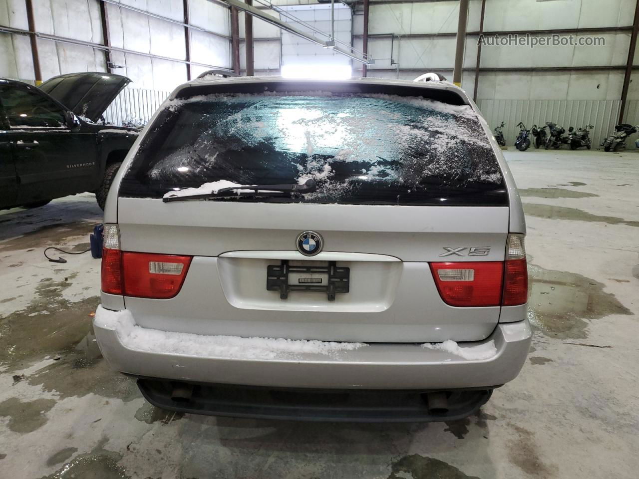 2004 Bmw X5 3.0i Silver vin: 5UXFA135X4LU29556