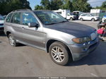 2004 Bmw X5 3.0i Gray vin: 5UXFA135X4LU44106