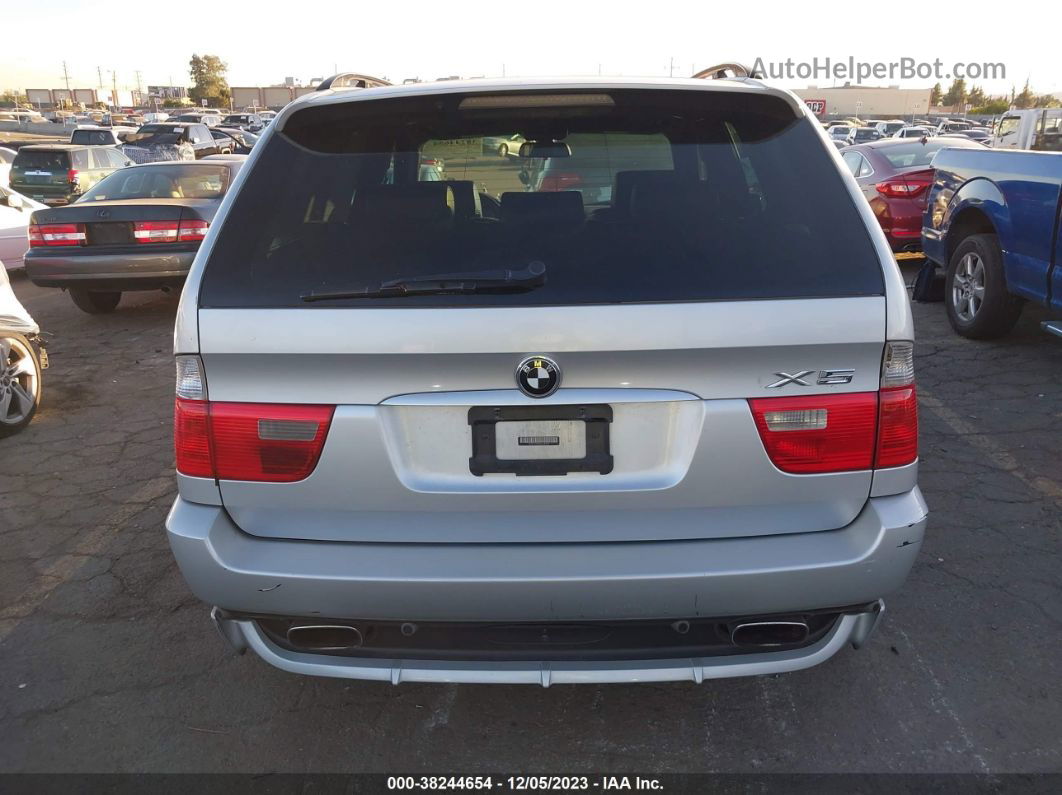 2004 Bmw X5 4.8is Silver vin: 5UXFA93504LE81912