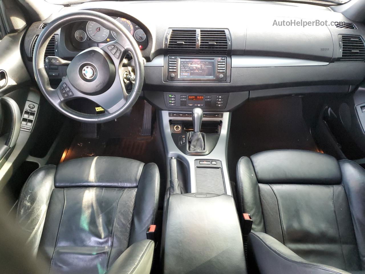 2004 Bmw X5 4.8is Silver vin: 5UXFA93514LE81255