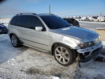2004 Bmw X5 4.8is Silver vin: 5UXFA93514LE81255