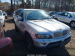 2004 Bmw X5 4.4i Silver vin: 5UXFB53504LV05080