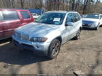 2004 Bmw X5 4.4i Silver vin: 5UXFB53504LV05080