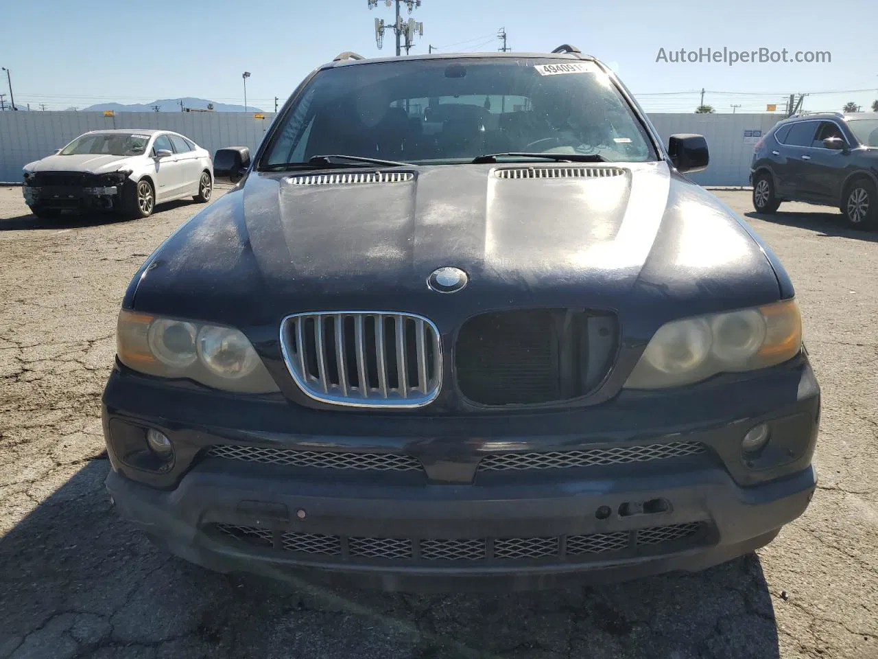 2004 Bmw X5 4.4i Black vin: 5UXFB53524LV04254