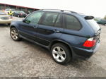 2004 Bmw X5 4.4i Blue vin: 5UXFB53554LV03891