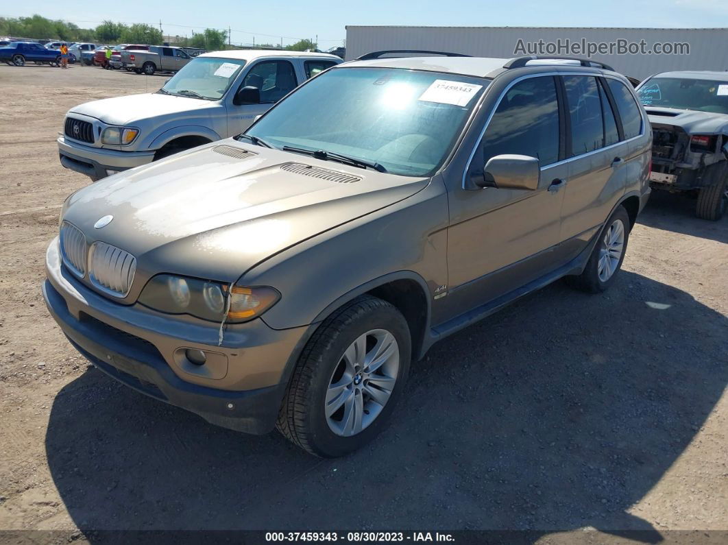 2004 Bmw X5 4.4i Brown vin: 5UXFB53564LV04967