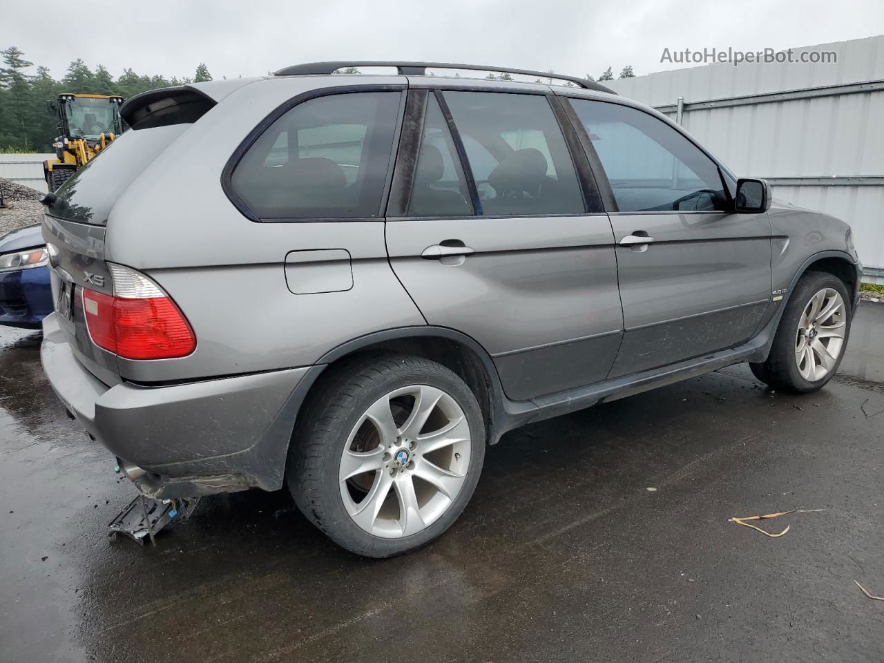 2004 Bmw X5 4.4i Silver vin: 5UXFB53564LV08548