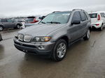 2004 Bmw X5 4.4i Gray vin: 5UXFB53574LV00281