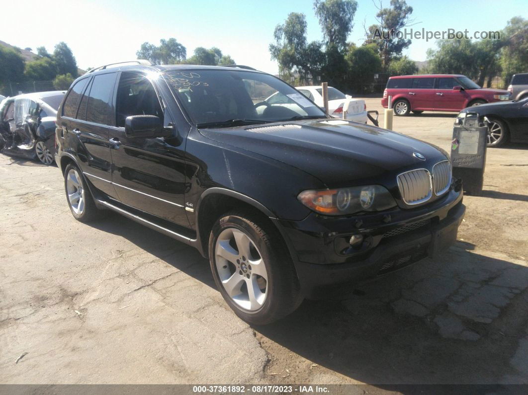 2004 Bmw X5 4.4i Black vin: 5UXFB53574LV08557