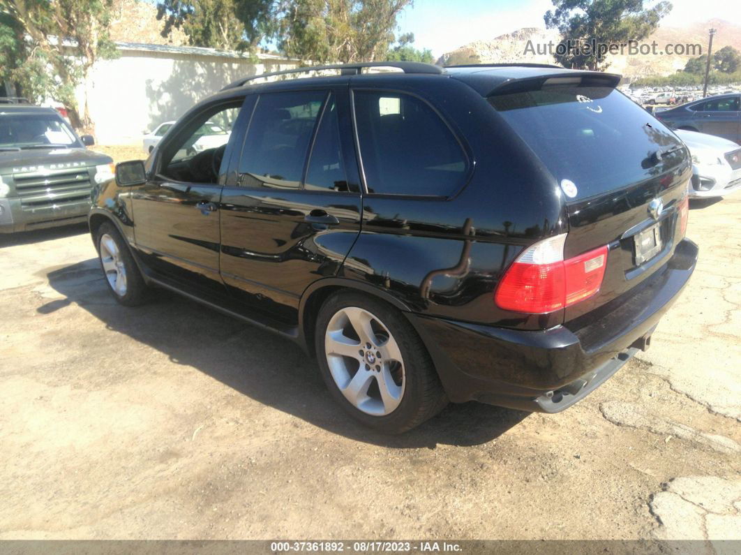 2004 Bmw X5 4.4i Black vin: 5UXFB53574LV08557