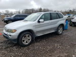 2004 Bmw X5 4.4i Silver vin: 5UXFB53584LV09667