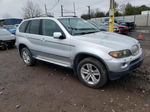 2004 Bmw X5 4.4i Silver vin: 5UXFB53584LV09667