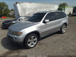 2004 Bmw X5 4.4i Silver vin: 5UXFB53594LV02324