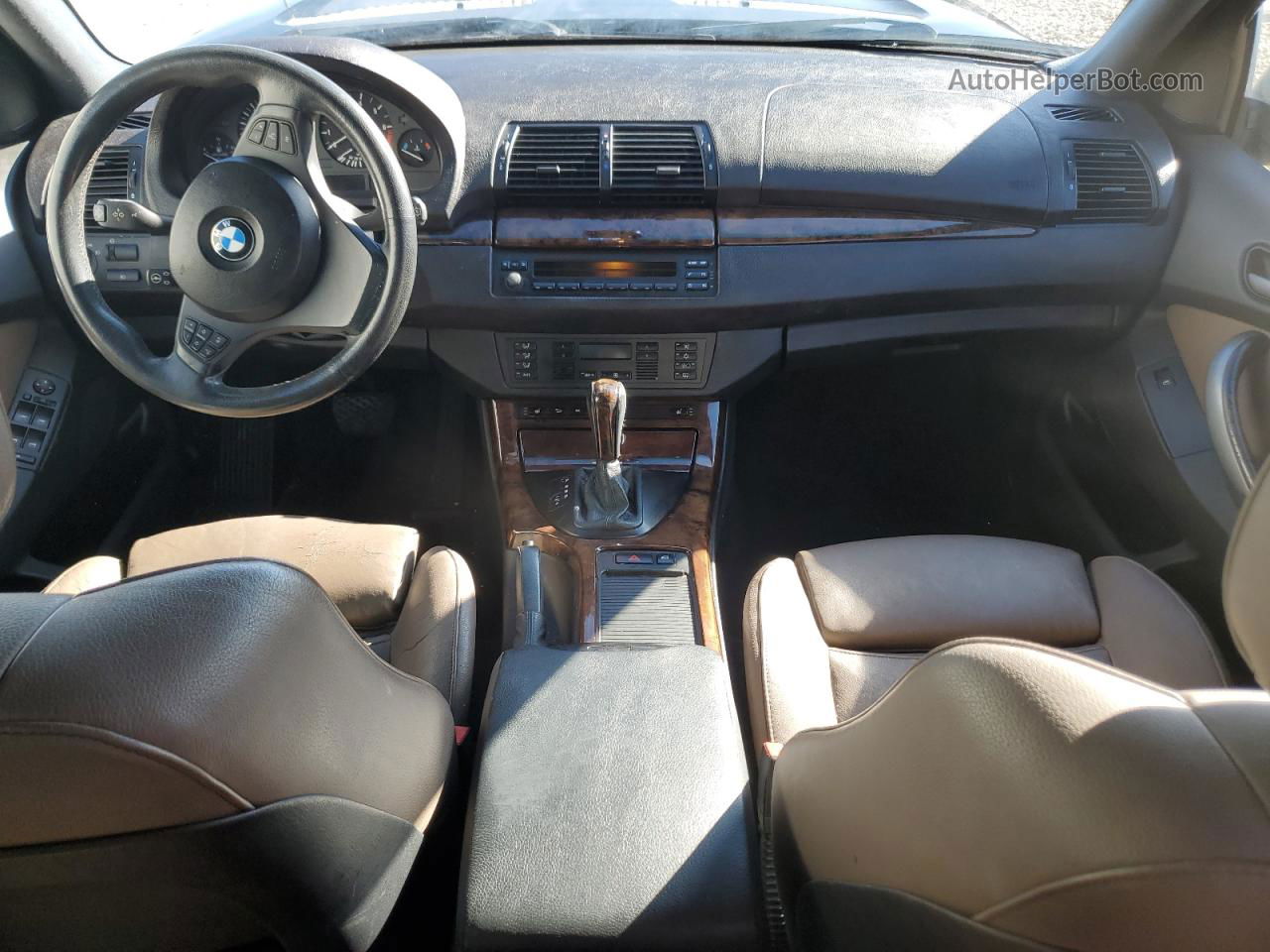 2004 Bmw X5 4.4i Черный vin: 5UXFB53594LV04784