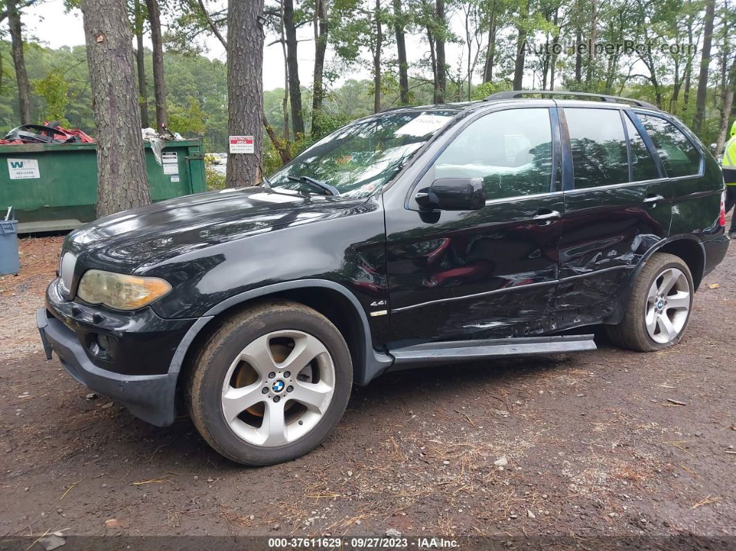 2004 Bmw X5 4.4i Black vin: 5UXFB535X4LV03692