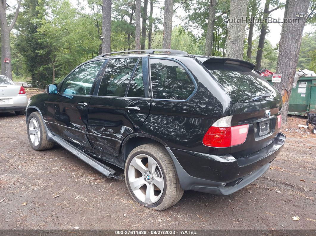 2004 Bmw X5 4.4i Black vin: 5UXFB535X4LV03692